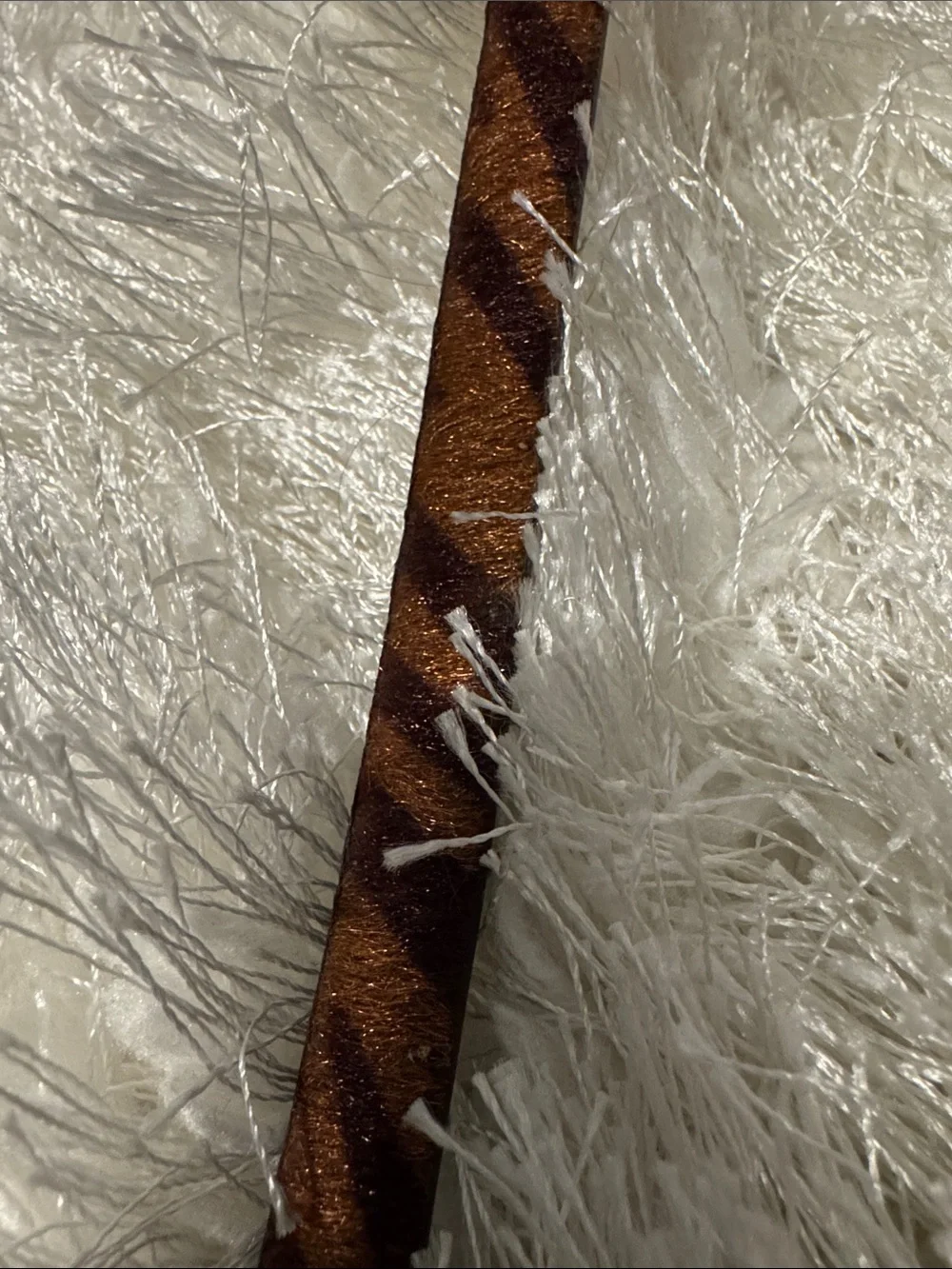 Two Women's Animal Print Slim Belts - Fuzzy Snake & Zebra Patterns